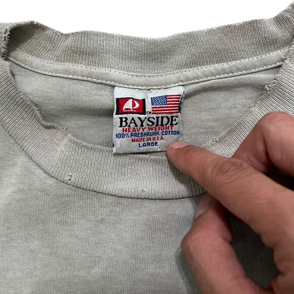 Live Better Work Union Labor Movement Y2K Vintage Art T-shirt - Picture 5 of 5